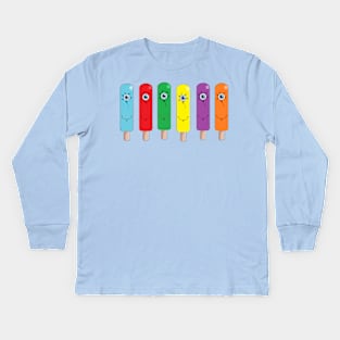 Icy Eyeballs Kids Long Sleeve T-Shirt